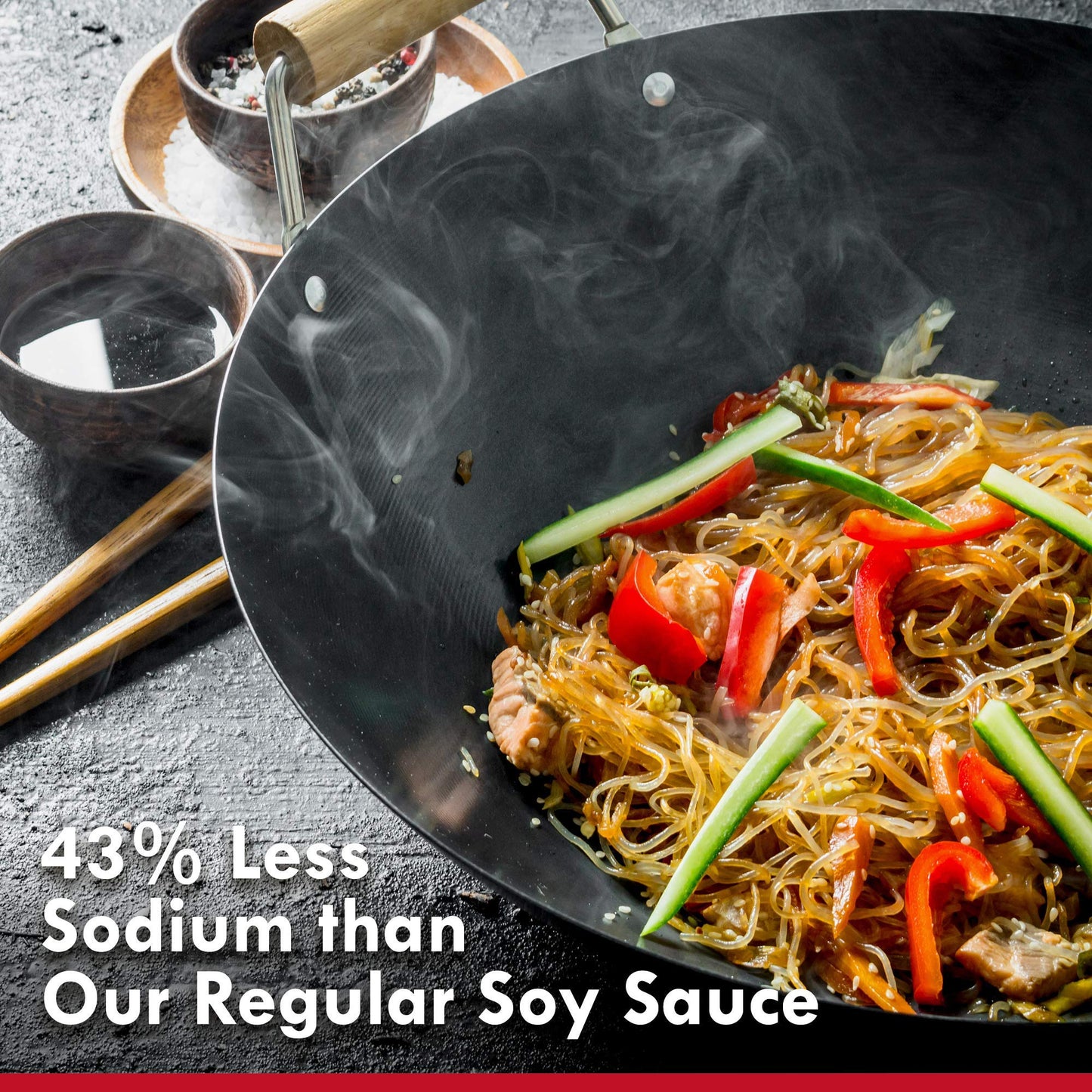 Yamasa, Less Salt Soy Sauce, Full Flavor Japanese Brewed Soy Sauce Packets with Reduced Sodium, 500 5.5ml Individual Portion Packs
