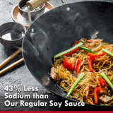 Yamasa, Less Salt Soy Sauce, Full Flavor Japanese Brewed Soy Sauce Packets with Reduced Sodium, 500 5.5ml Individual Portion Packs