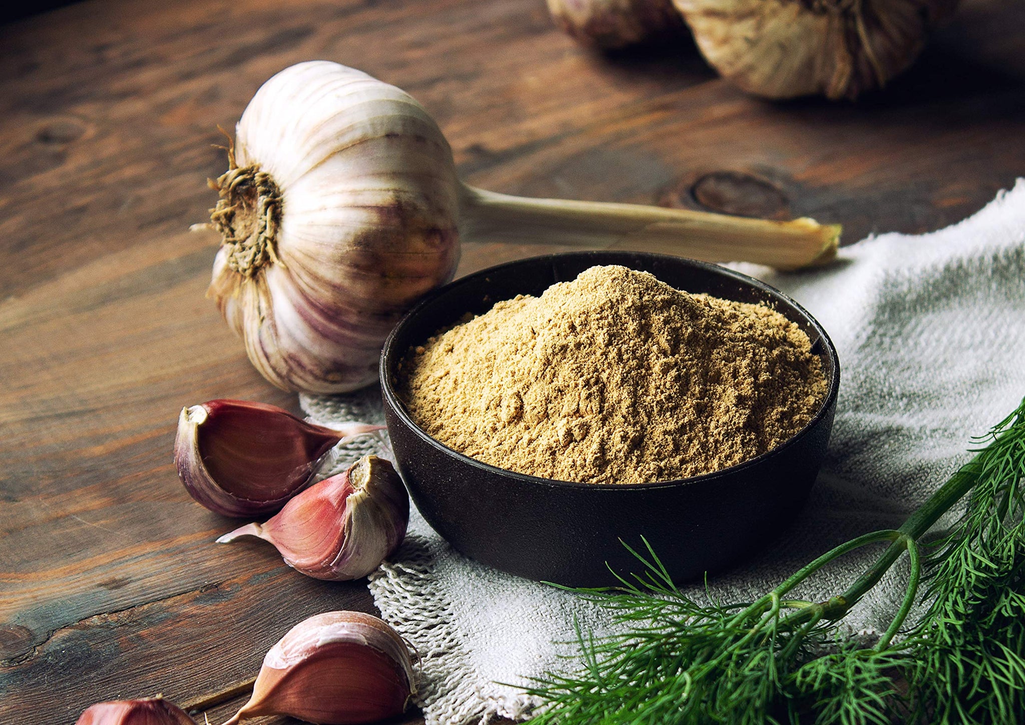 Food to Live Garlic Powder, 5 Pounds - Finely Ground & Dehydrated, Vegan, Sirtfood, Bulk Spice. Good Source of Vitamin B6, Copper, Selenium. Great as