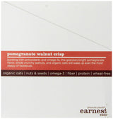 Earnest Eats Vegan Granola Planks High in Fiber, Omega-3s and Protein - Pomegranate Walnut Crisp - (Case of 6 - 3oz)