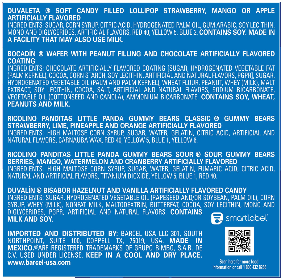RICOLINO Ricofiesta Candy Bag of 52.9 ounces
