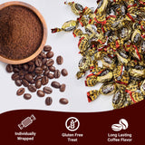 Coffee Delight - 1 Pound Bulk Bag - Coffee Candy Individually Wrapped - Hard Candy, Gluten Free Treat, Made With Real Beans
