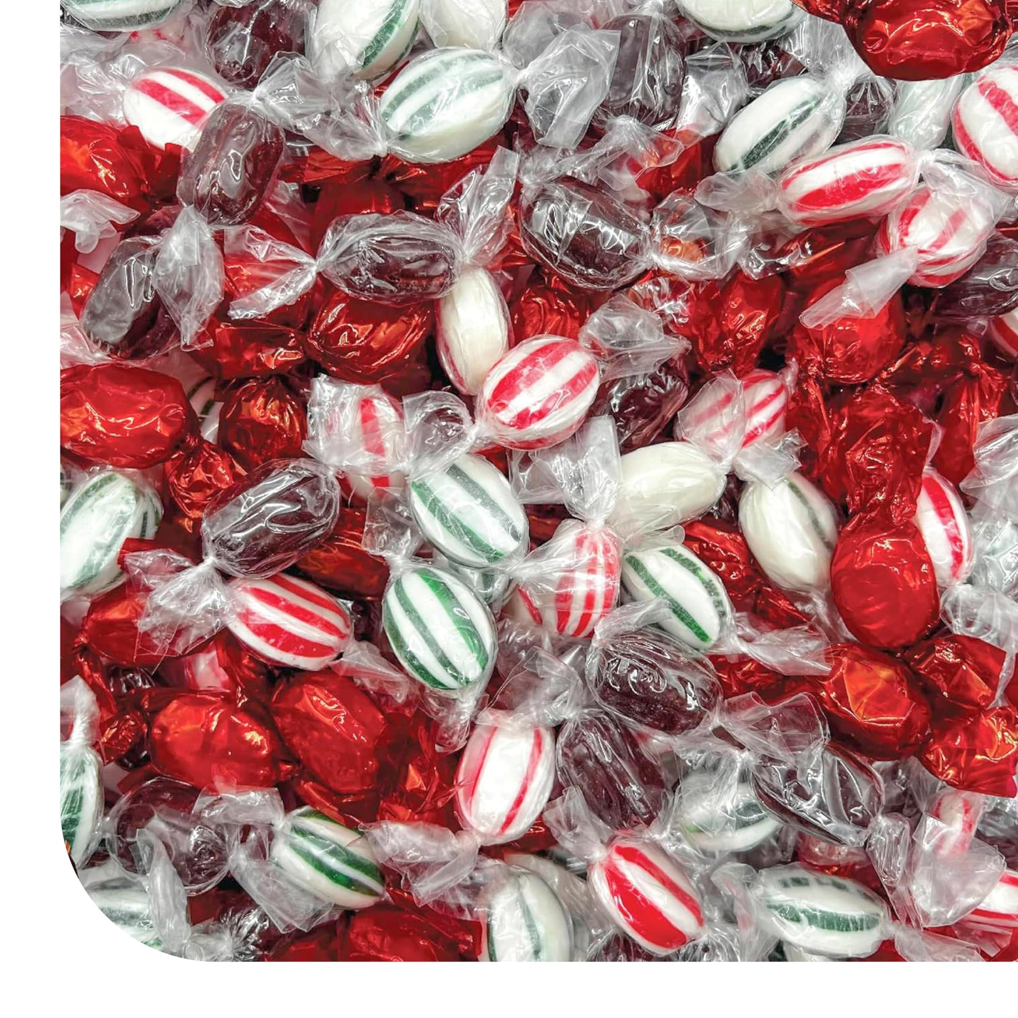 Hard Candy Assortment - 2 Pound Bulk Pack - Hard Candy Individually Wrapped - Old Fashioned Hard Candy - Root Beer Barrels, Cinnamon, Peppermint