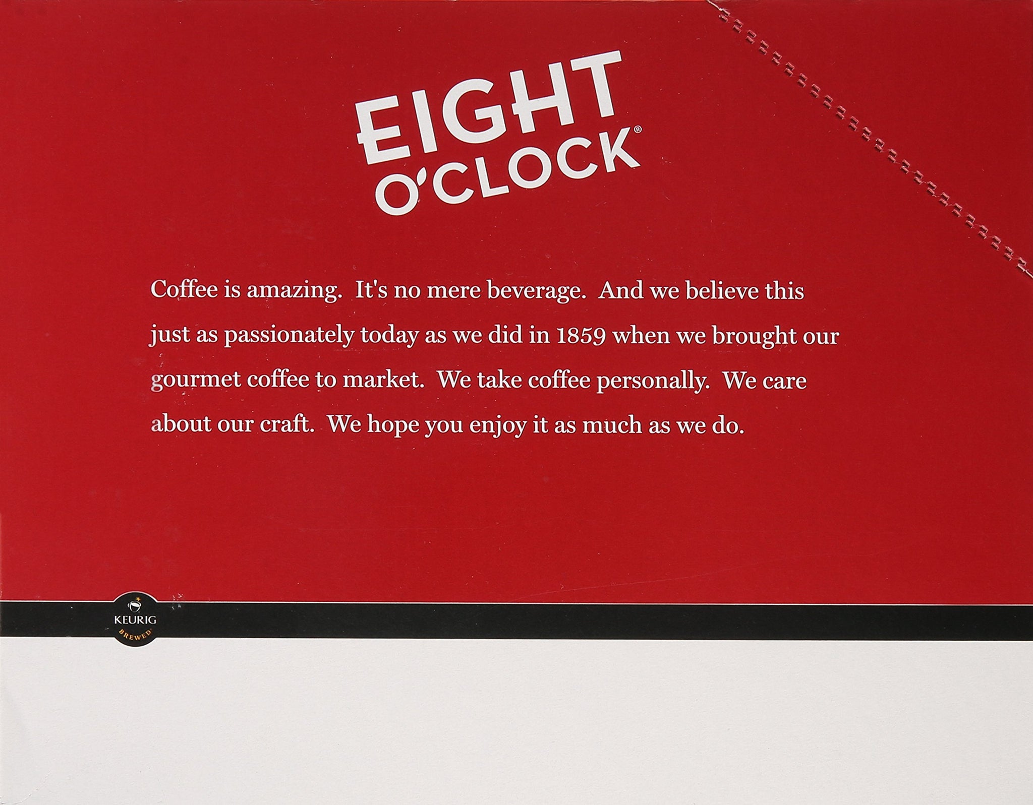 Eight O'Clock Coffee Beans, Hazelnut, 24 Count
