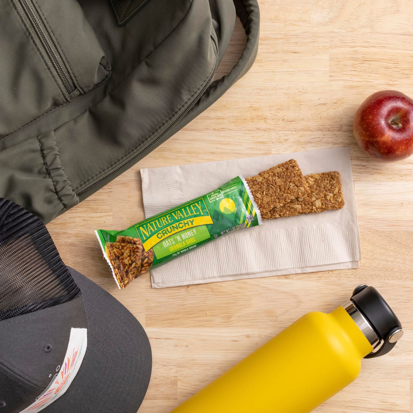 Nature Valley Crunchy Granola Bars, Oats 'n Honey, 36 Bars, 26.82 OZ (18 Pouches)