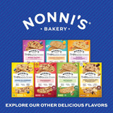 Nonni's THINaddictives Cranberry Almond Nut Cookies with Real Fruit, Sweet Crunchy & Chewy Crisps, 6 Boxes of 6 On-the-Go Packs (108 Cookies Total)