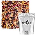 Tealyra - Sweet n’ Sour Cherry - Hibiscus - Beetroot - Pomegranate - Almond - Fruity Herbal Loose Leaf Tea - Caffeine Free - Hot or Iced - 112g