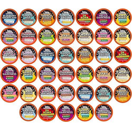 Java Factory Assorted Variety Pack Coffee Pods Compatible with Keurig Coffee Machine, 40 Count