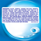 Mentos Pure Fresh Sugar-Free Chewing Gum with Xylitol, Fresh Mint, 120 Piece Resealable Bag (Pack of 1)
