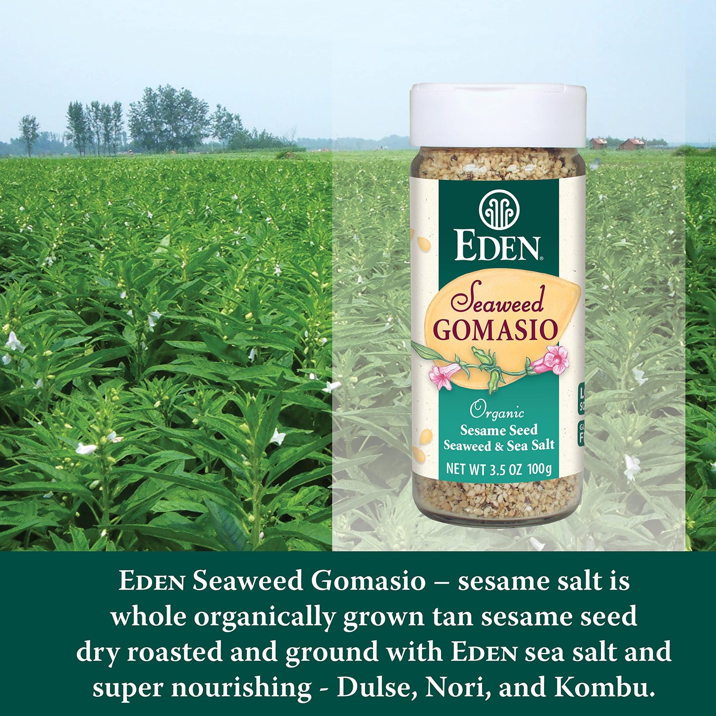 Eden: Organic Seaweed Gomasio, 3.5 oz (Pack Of 2)