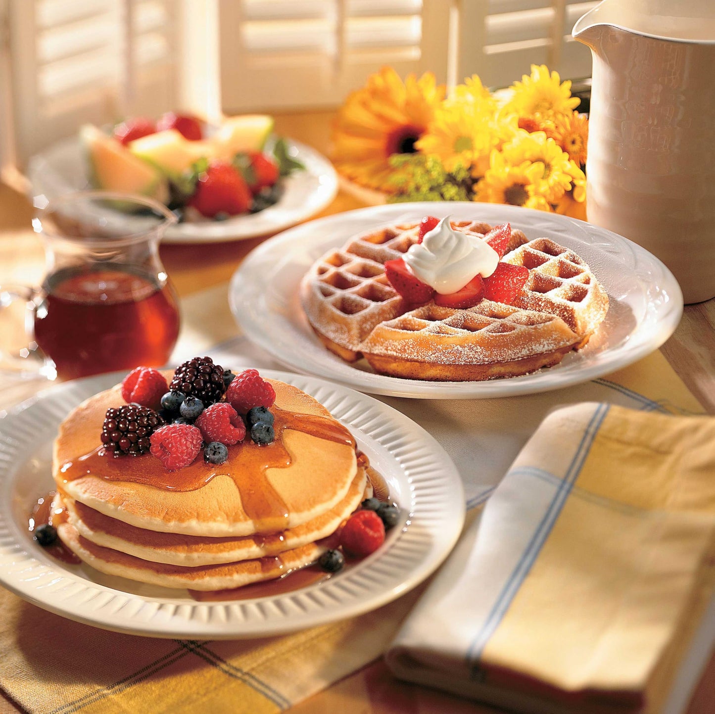 Pioneer Western Style Buttermilk Pancake and Waffle Mix, 25 Pound - 1 each.