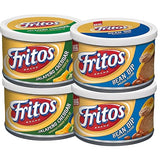 Fritos, Bean Dip and Jalapeno Cheddar Dip Variety Pack, 9 Ounce (Pack of 4)