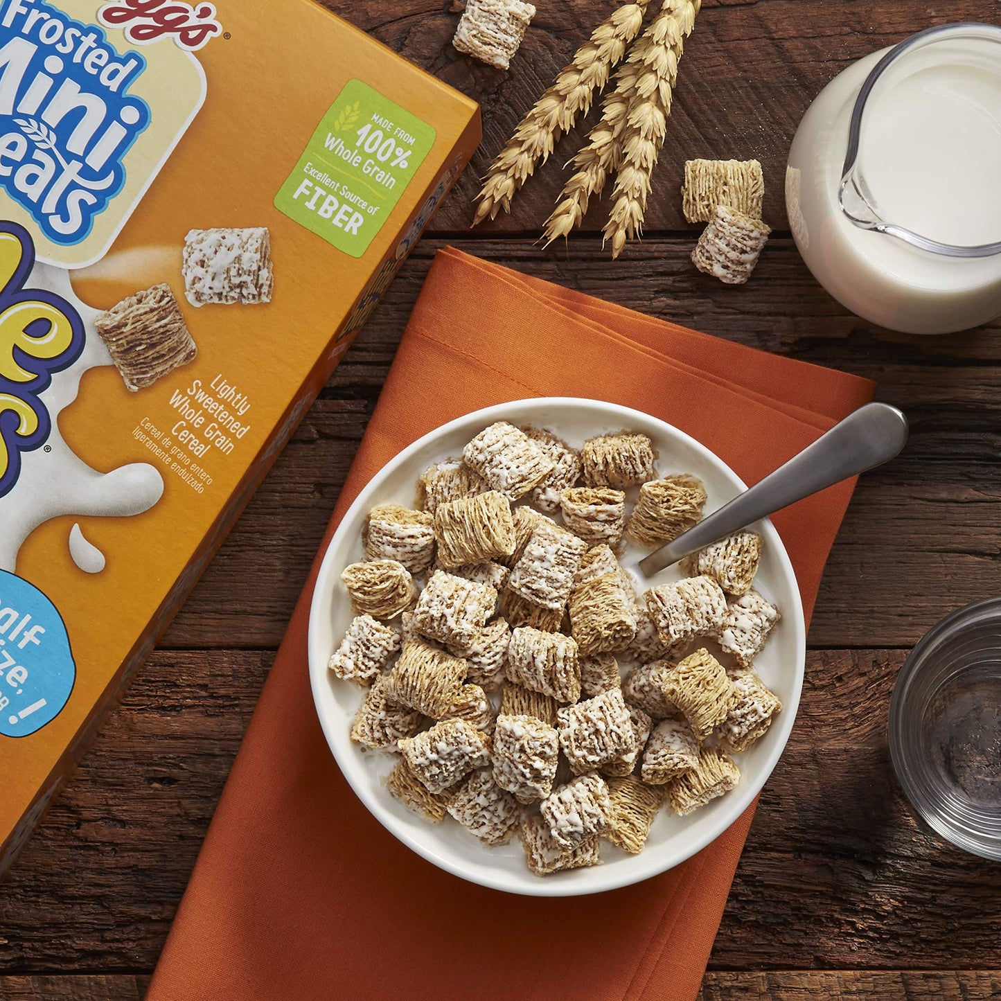Kellogg's, Frosted Mini Wheats, Little Bites, Original, 15.2oz Box (Pack of 2)