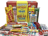 RETRO CANDY YUM ~ 1961 65th Birthday Gift Box Nostalgic Candy Mix from Childhood for 65 Year Old Woman or Man Born 1961 Jr
