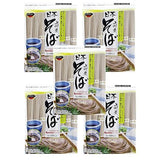 J-Basket Japanese Noodles 5-Pack Set, Buckwheat