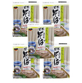 J-Basket Japanese Noodles 5-Pack Set, Buckwheat
