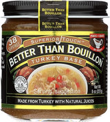 Better Than Bouillon Premium Turkey Base, Makes 38 Cups of Broth, 8 oz