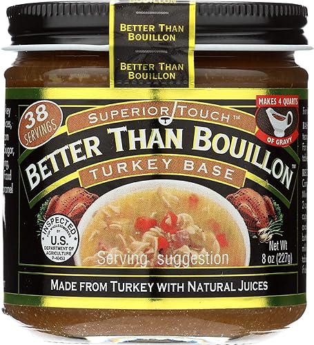 Better Than Bouillon Premium Turkey Base, Makes 38 Cups of Broth, 8 oz