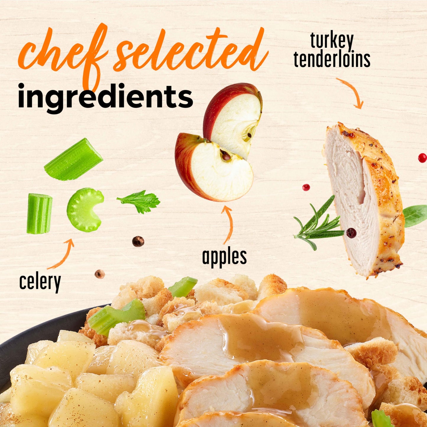 Lean Cuisine Frozen Meal Roasted Turkey Breast, Protein Kick Microwave Meal, Microwave Turkey Dinner, Frozen Dinner for One