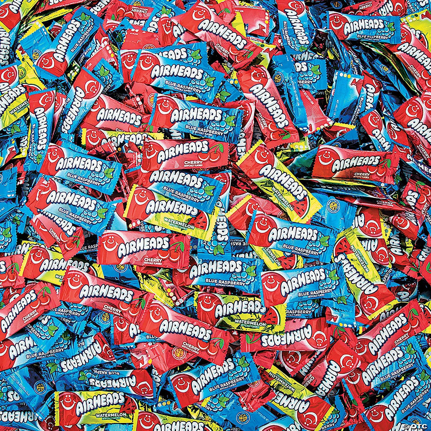 25 Lb. Bulk 1000 Pc. Air Heads Assorted Fruit-Flavored Mini Bars