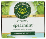 Traditional Medicinals Organic Spearmint herbal tea, Fair Trade Certified, 16 ct