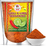 Chili Lime Seasoning, 8 oz. Fresh Natural Peppers and Sea Salt with Lime. Tangy Citrus Flavor With Mild Heat, Pairs with Fruit, Veggies, Seafood, or
