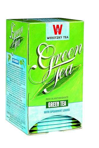 Wissotzky Green Tea with Nana, 1.06-Ounce Boxes (Pack of 6)