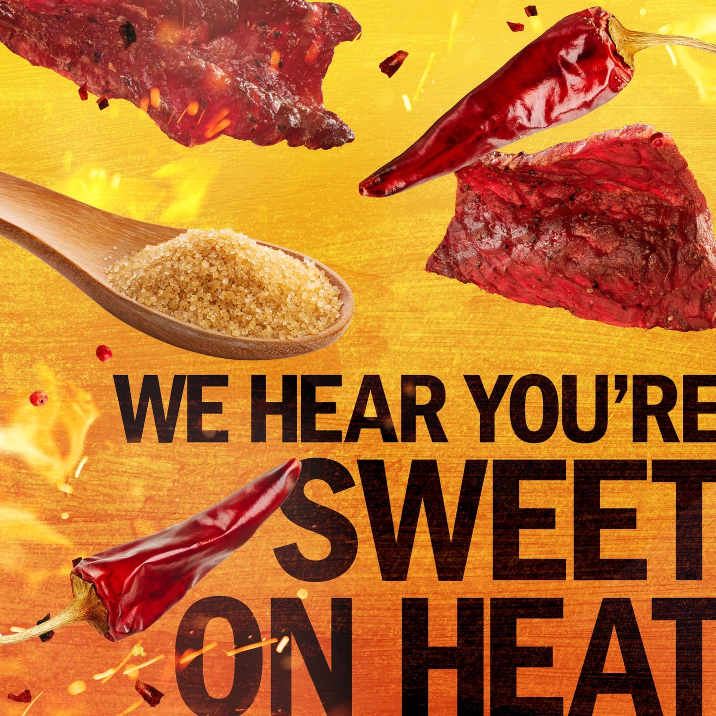 Jack Link's Beef Jerky, Sweet & Hot, Large Jerky Bags - Flavorful Meat Snacks, Ready to Eat Protein Snacks, 9g of Protein per Serving, Made with 100%