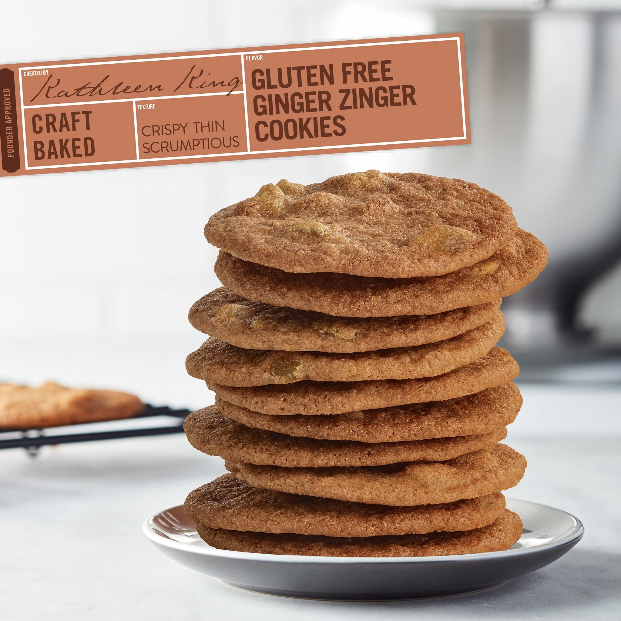 Tate's Bake Shop 6 Pack Gluten Free Ginger Zingers