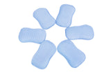 LTWHOME Dual Sided Microfiber 2 in 1 Washing Up Pad Scrubbers and Sponges (Pack of 6)