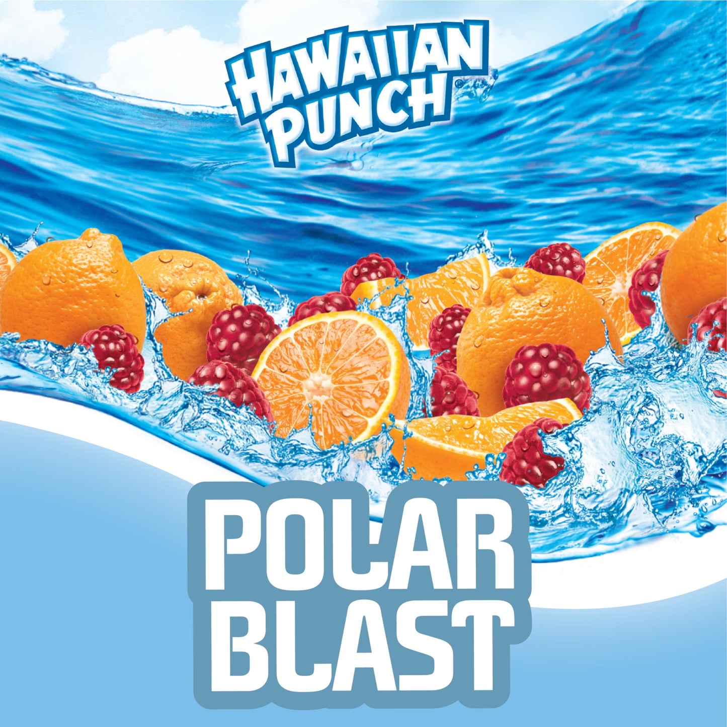 Hawaiian Punch Polar Blast Fruit Juice Drink, 10 Fl Oz Bottles, 24 Count (4 Packs Of 6), Ready-to-drink, On-the-go, Caffeine-free, Carbonation-free