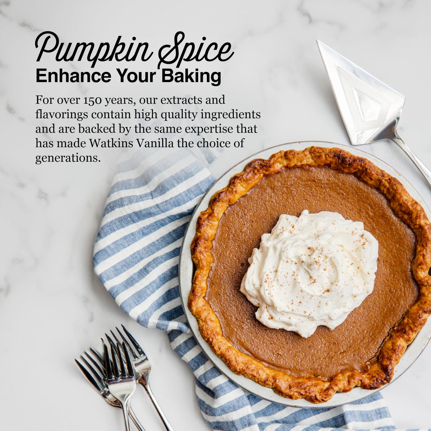 Watkins Imitation Pumpkin Spice Extract, Kosher, 2 oz. Bottle, 1-Pack