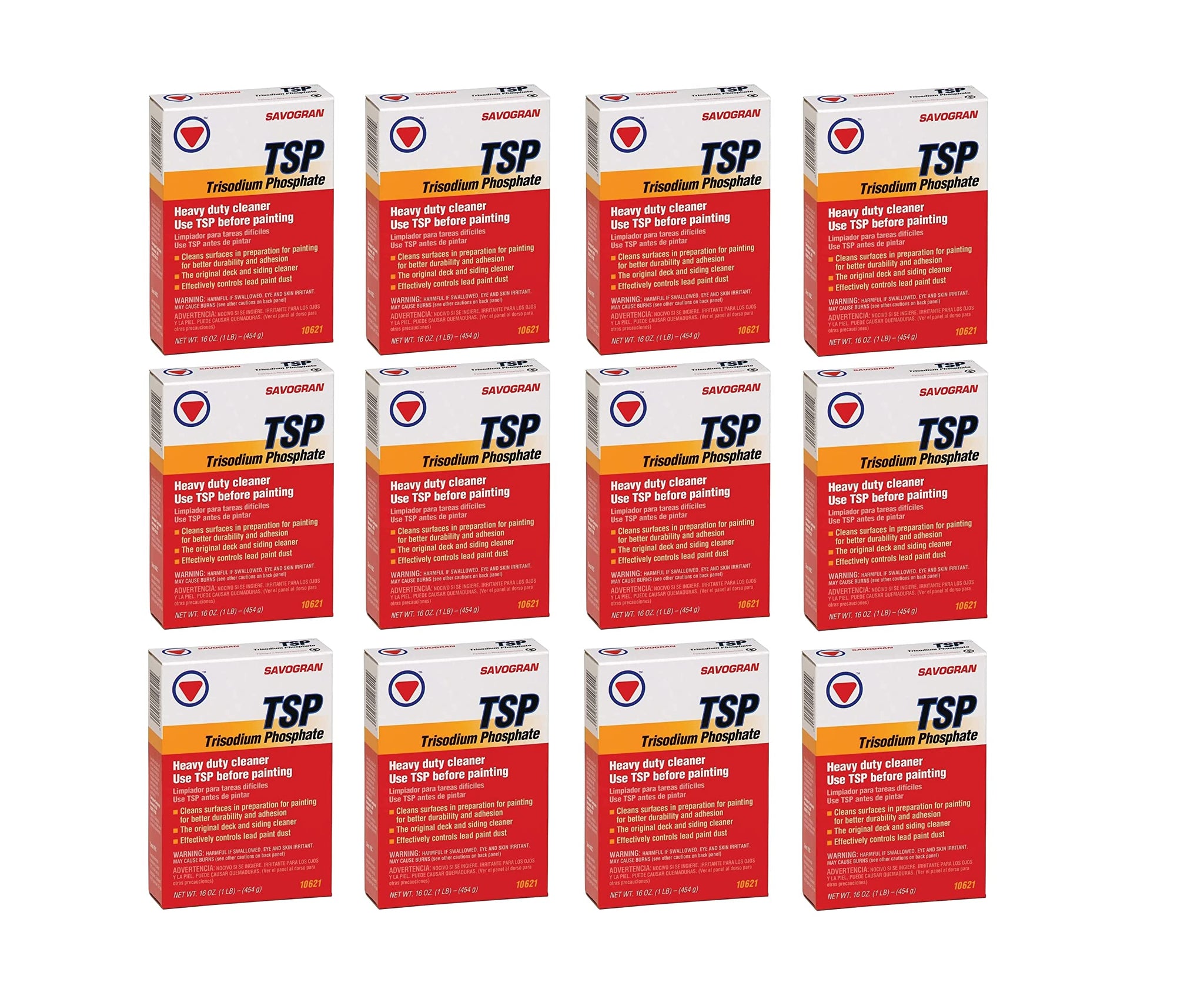 Savogran 10621 Trisodium Phosphate (TSP) 1LB (16oz) (Pack of 12)