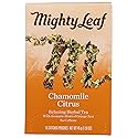 Mighty Leaf Tea, Herbal Whole Leaf Tea Bags - Chamomile Citrus - Caffeine Free - Blended with Orange & Lemongrass - 15 Count
