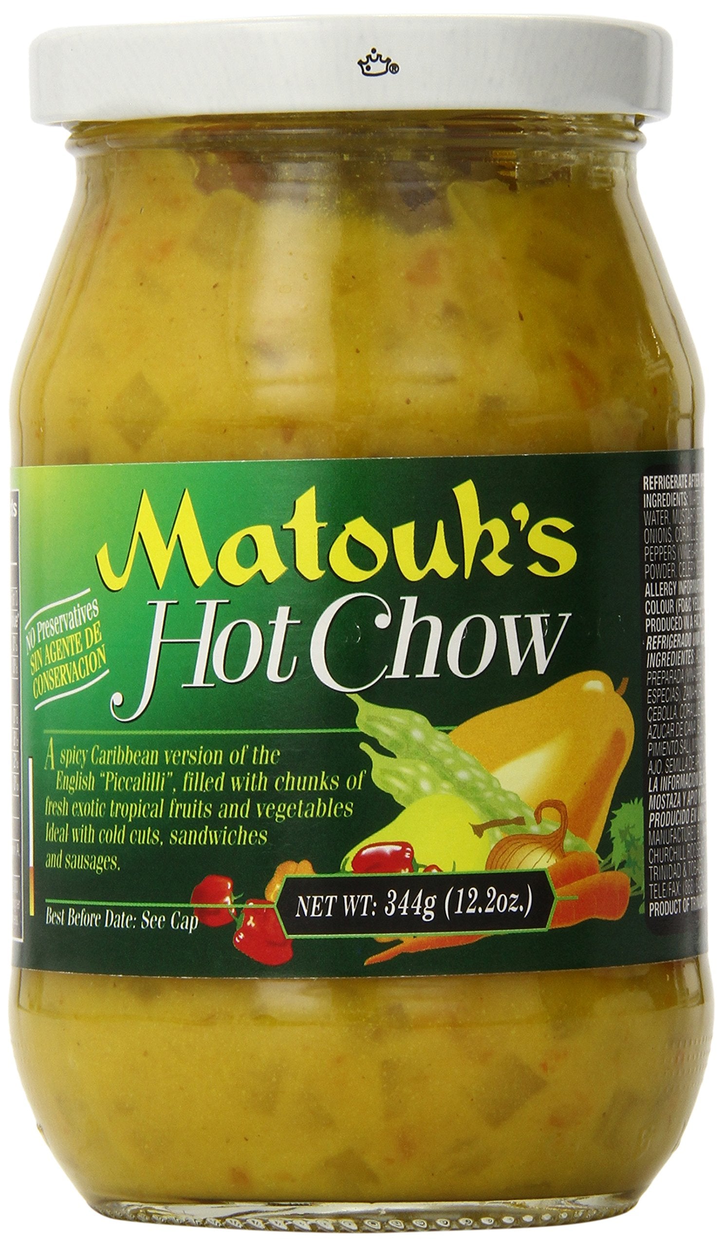 Matouk's Hot Chow, 12.2 Ounce