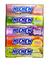 Hi-Chew Sticks Chewy Fruit Candies Variety Pack (Strawberry, Green Apple, Grape, Mango, Kiwi) 10-Pack