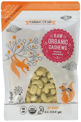 KARMALIZE.ME Organic Raw Cashews, 0.02 Pound