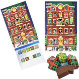 Fruidles Christmas Chocolate Advent Calendar, Christmas By the Creek, Christmas Calendar, 24 Pieces (2-Pack)