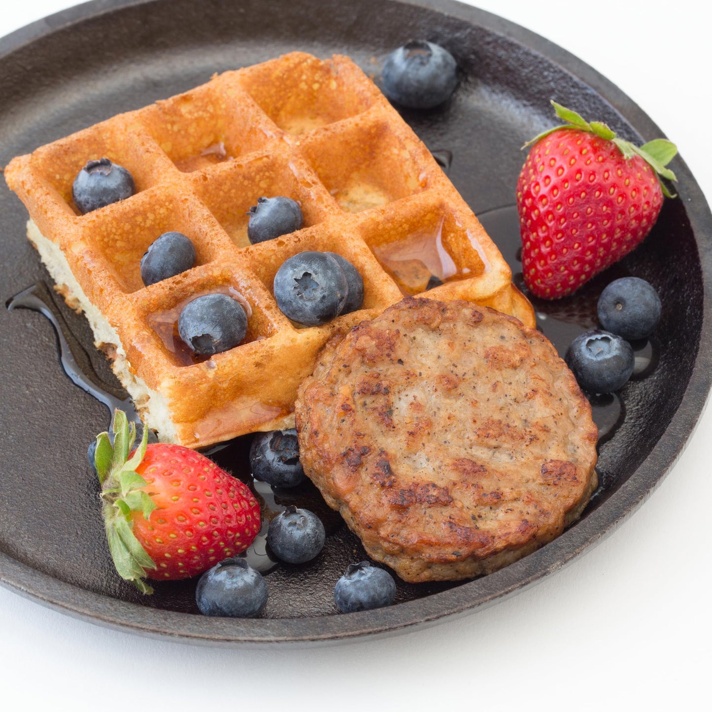 Applegate Naturals Chicken & Maple Breakfast Sausage Patties, Fully Cooked, 7oz (Frozen)