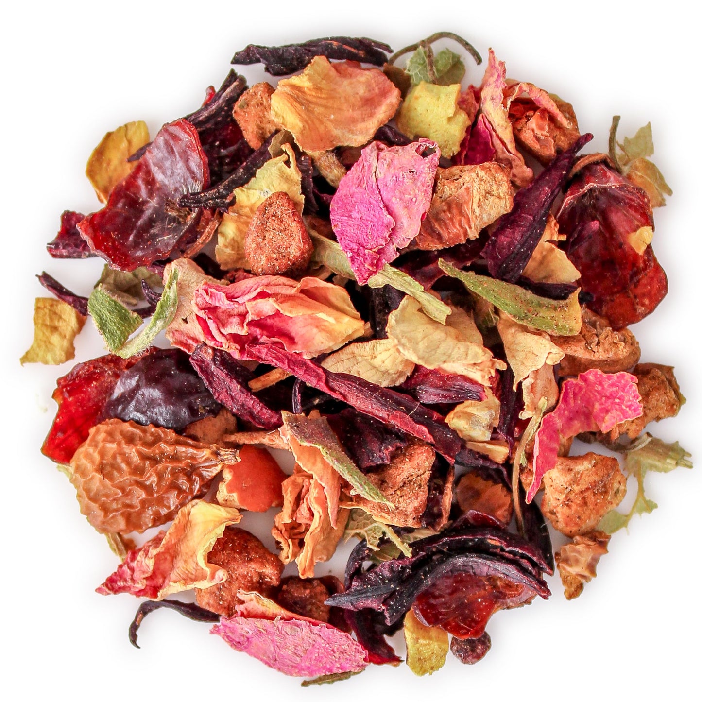 Teabloom Rose and Raspberry Loose Leaf Herbal Tea with Rose Petals & Berries | Floral Fruit Caffeine-Free Blend | Canister Makes 35-50 Cups |