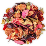 Teabloom Rose and Raspberry Loose Leaf Herbal Tea with Rose Petals & Berries | Floral Fruit Caffeine-Free Blend | Canister Makes 35-50 Cups |