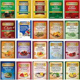 Twinings Herbal & Decaf Tea Variety Pack - Decaf Tea Sampler - Individually Wrapped Herbal Tea Bags, Green Decaf, Lady Grey Decaf, Earl Grey Decaf