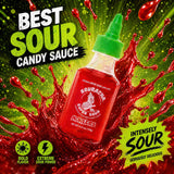 Albert's Souracha Liquid Super Sour Candy 12 Ct Full Size, For Party Favors, Birthday Parties, Goodie Bags, Gifts for Kids, Swedish Candy, PopCorn