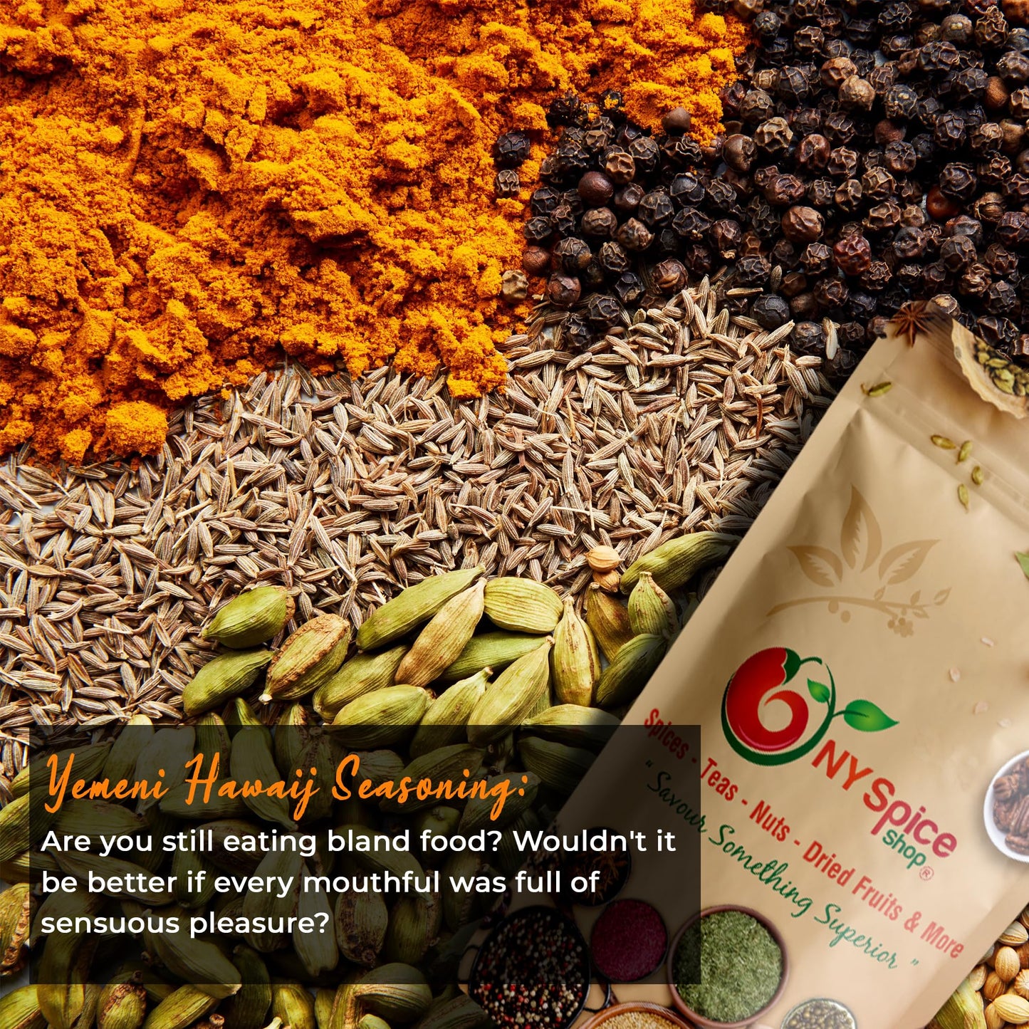 NY Spice Shop Hawaij Spice Seasoning - 6 Ounce Hawaij Spice Blend for Yemeni Soup Seasoning - All-Purpose Middle Eastern Seasoning for Soup