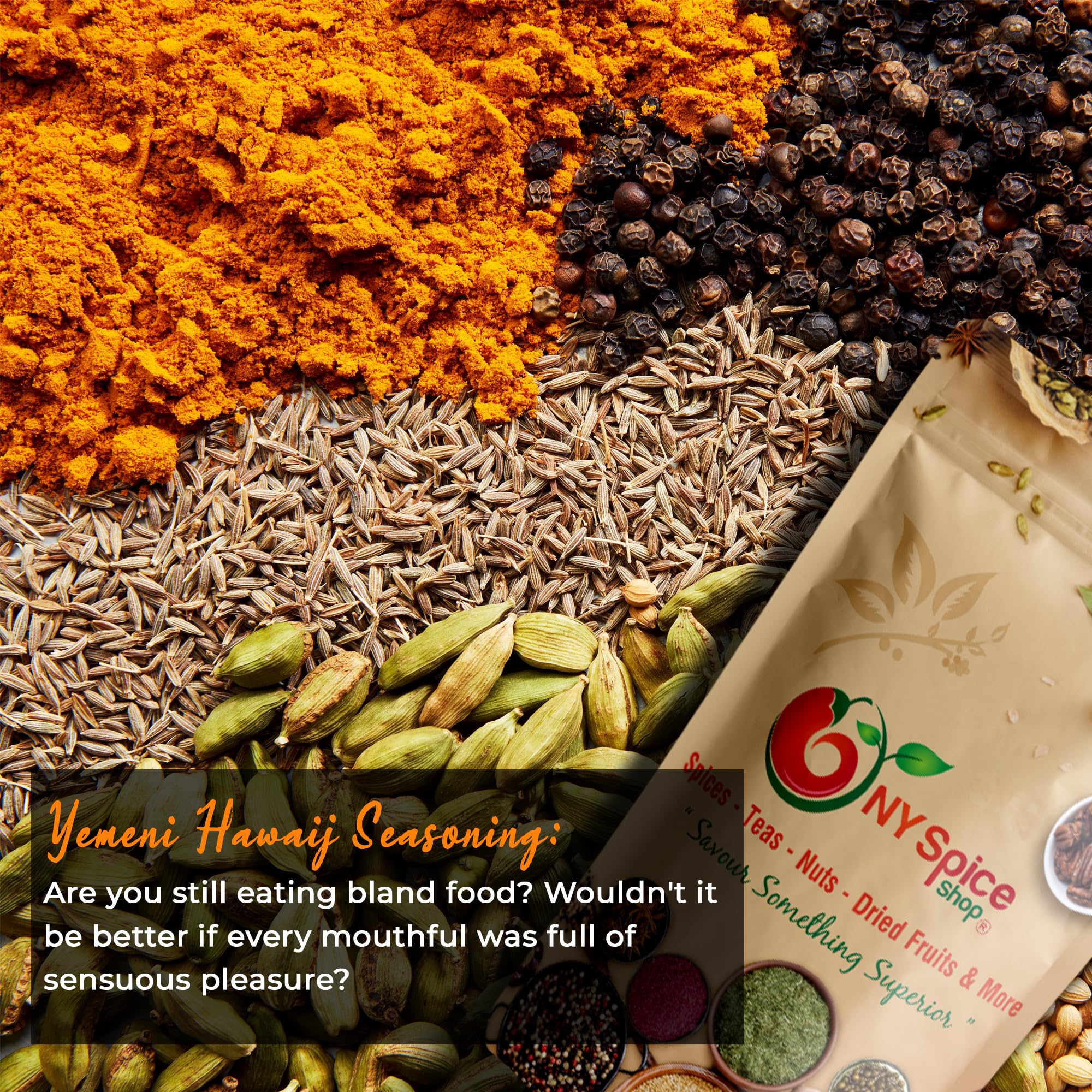 NY Spice Shop Hawaij Spice Seasoning - 6 Ounce Hawaij Spice Blend for Yemeni Soup Seasoning - All-Purpose Middle Eastern Seasoning for Soup