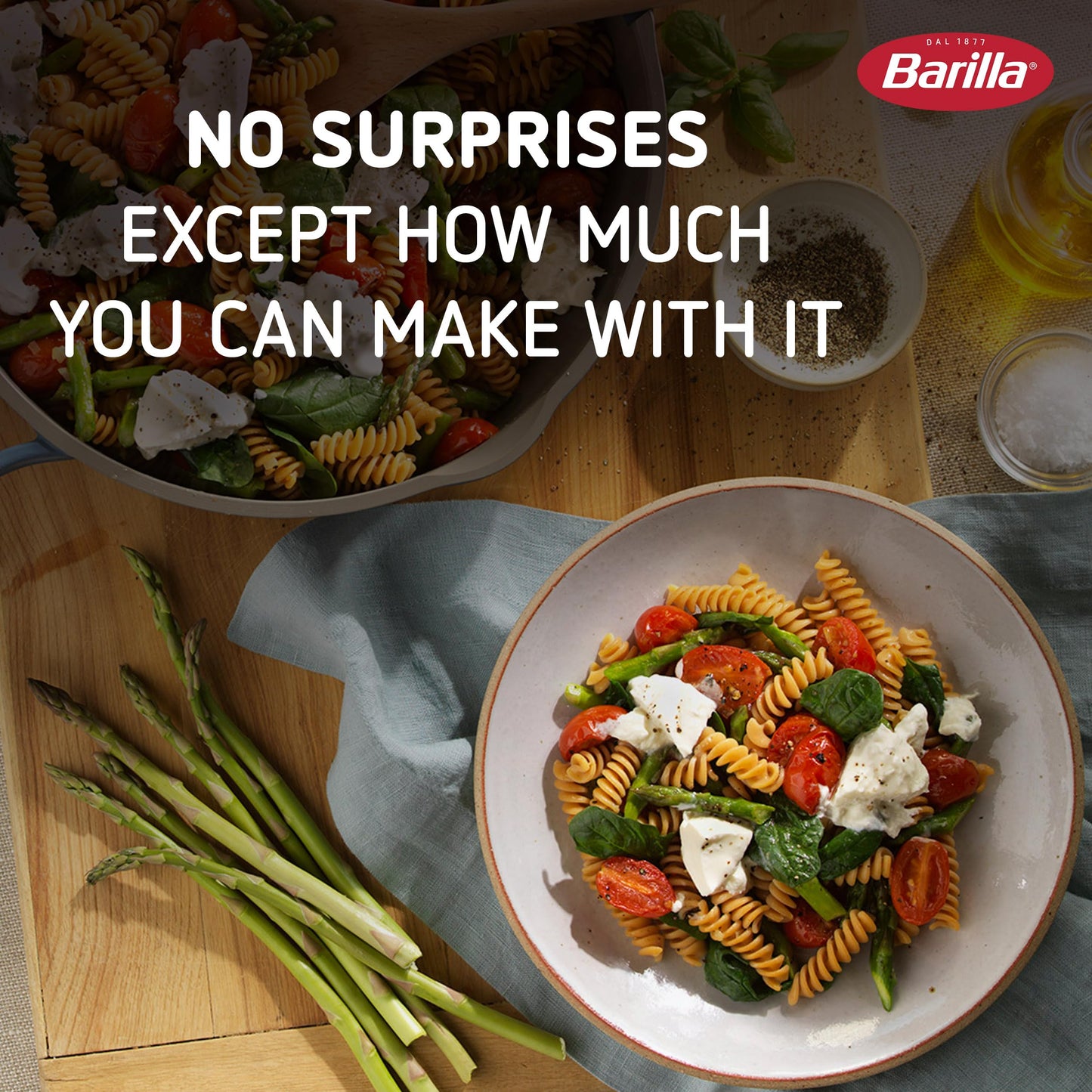 Barilla Chickpea Rotini Pasta, 8.8 oz - Vegan, Gluten Free, Non GMO & Kosher - Made with Plant Based Protein