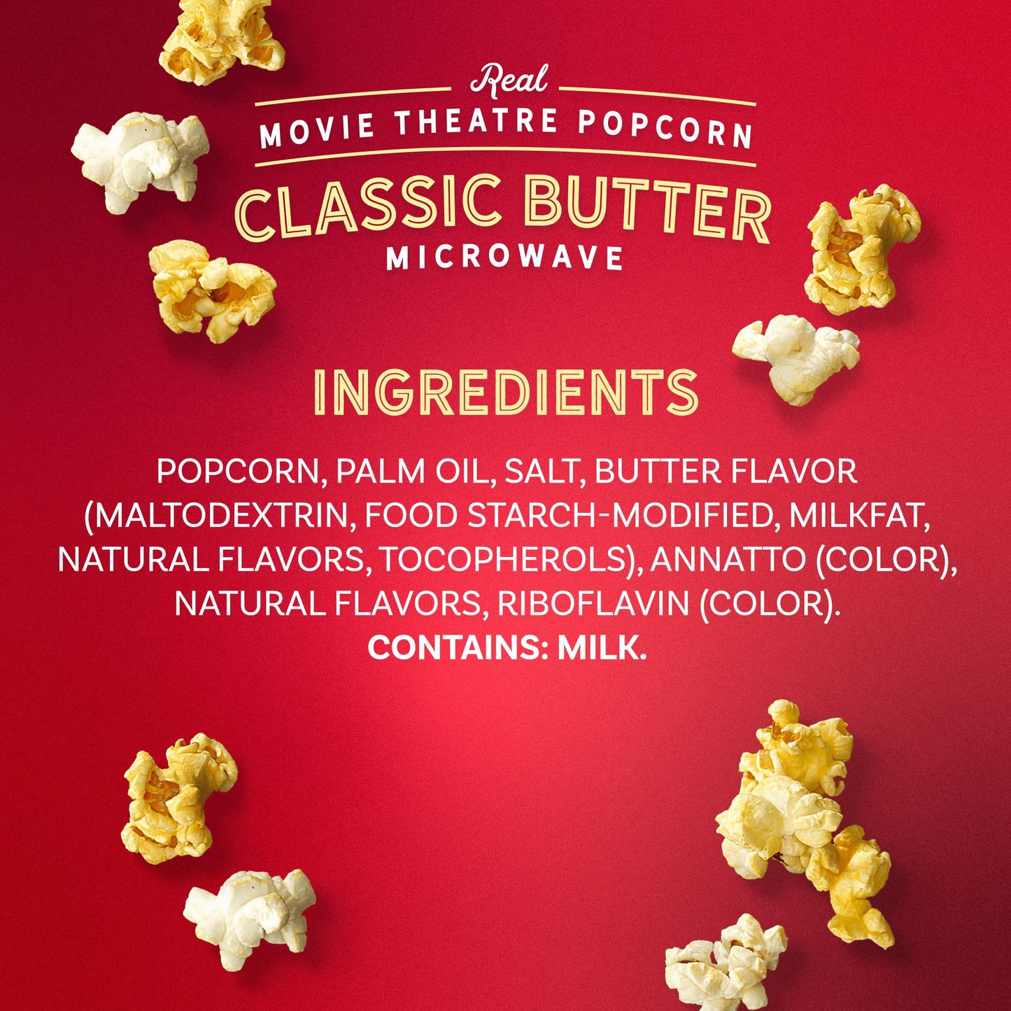AMC Theatres Microwave Popcorn, Classic Butter, 2.75 oz (6 Boxes, 36 Count), 1.00 Ounce (Pack of 6)