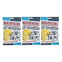 Brioschi Lemon Flavored Effervescent Fizzy Digestive Italian Candies, 5.29 oz (Pack of 3) bags