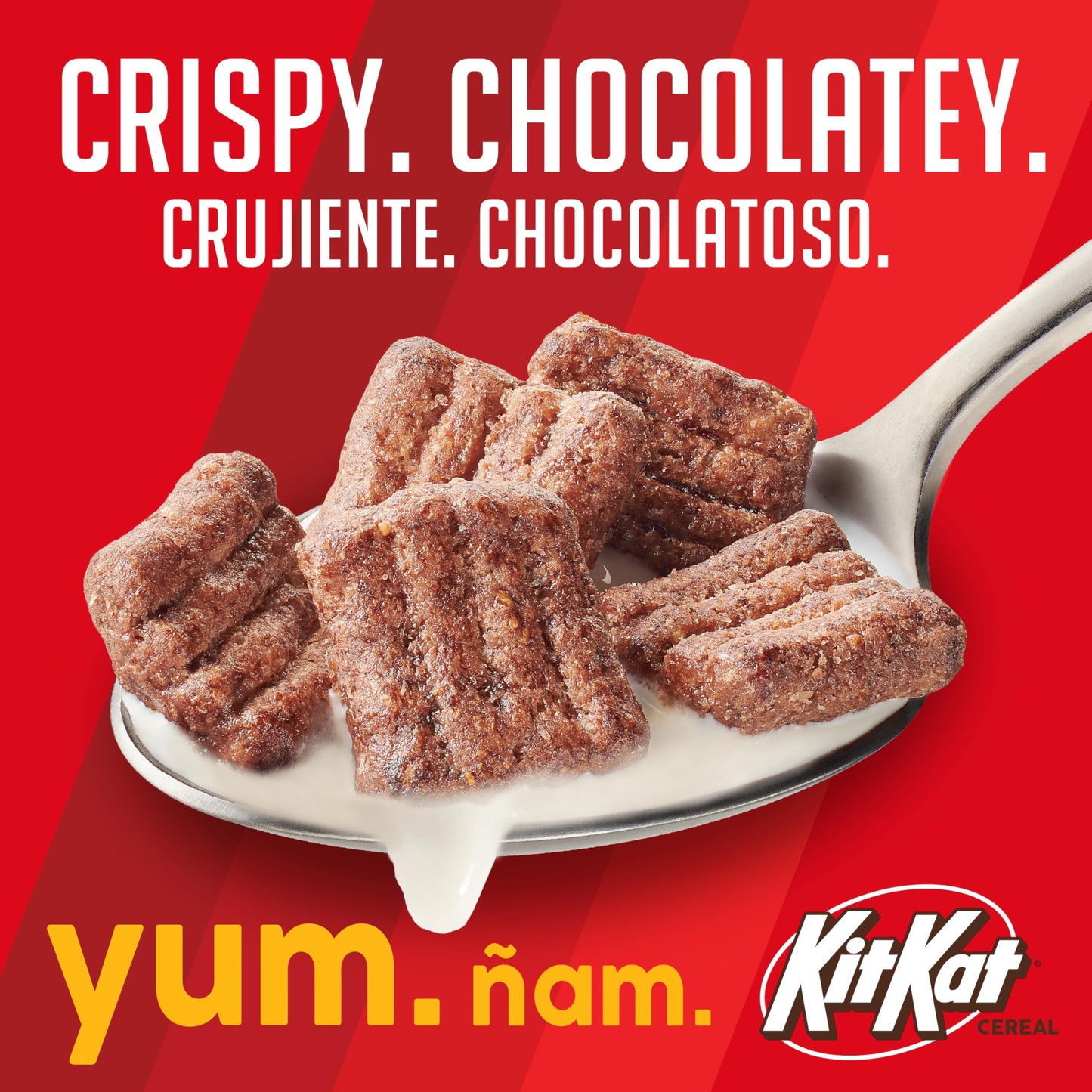 KIT KAT Chocolatey Cereal, Crispy Breakfast Cereal Made with Whole Grain, 11.5 oz