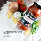 Roasted Garlic Premium Pasta Sauce by Botticelli, 24oz - No Added Sugar - Whole30 Approved - Keto Friendly - Gluten Free - Product of Italy